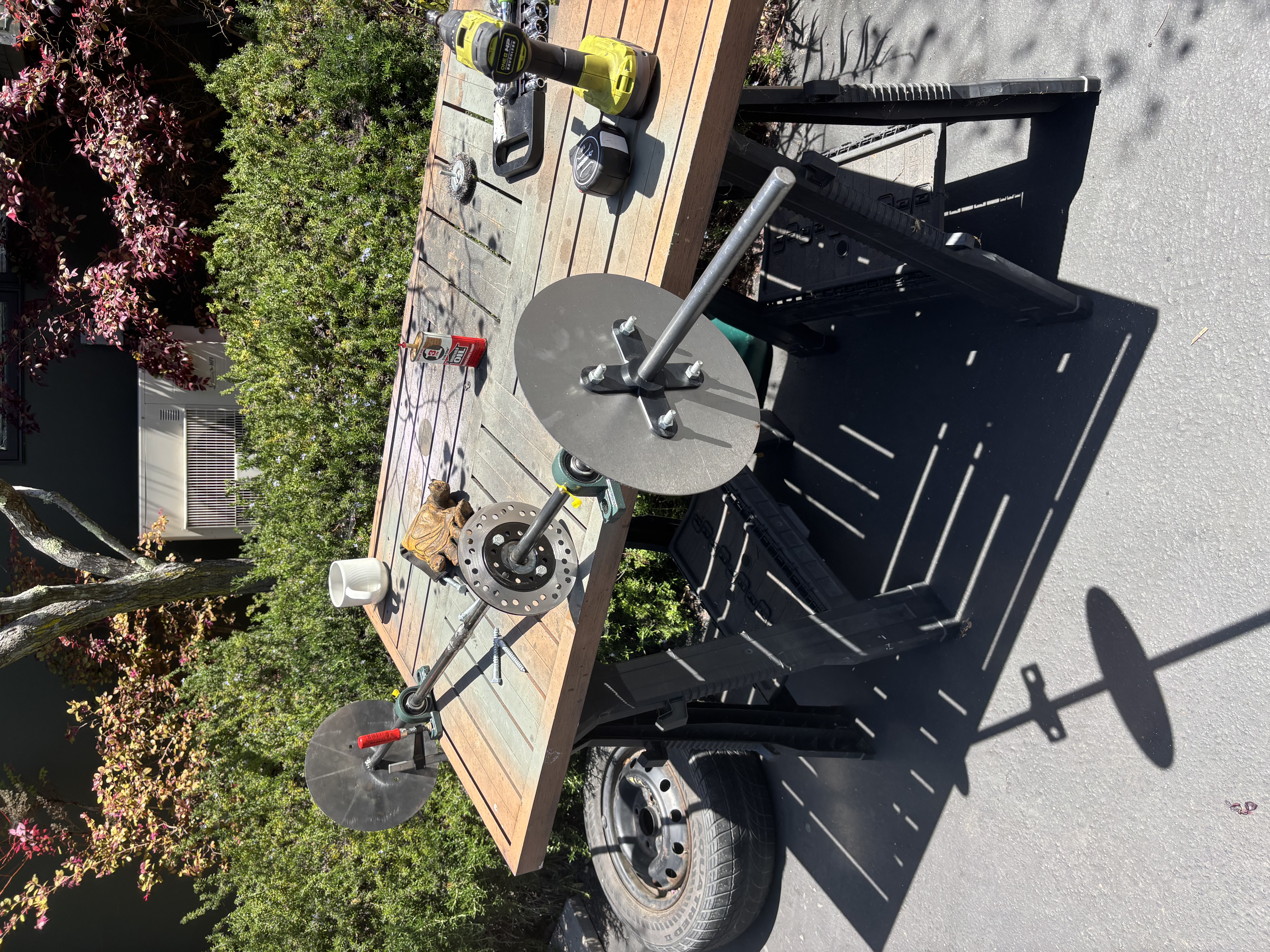 First railcart wheel design with steel flanges