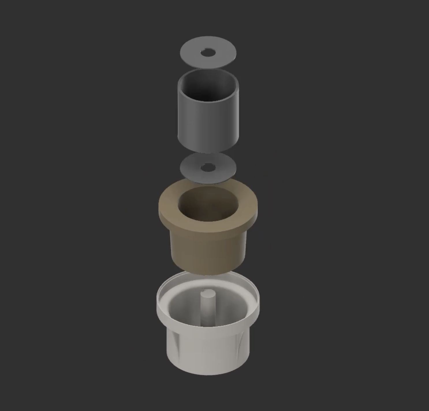 CAD model of the second-generation railcart wheel